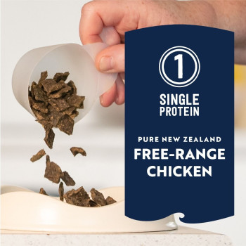 ZiwiPeak 1kg Air Dried Chicken Dog Food, Brown