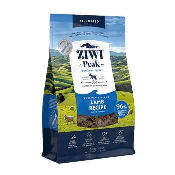 ZiwiPeak 4kg Air Dried Lamb Dog Food, Brown