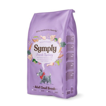 Symply 2kg Fresh Turkey Adult Small Breeds Dry Dog Food