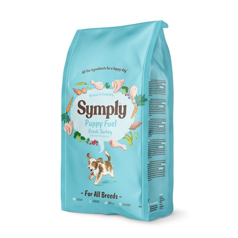 Symply 6kg Puppy Fuel Fresh Turkey Dry Dog Food
