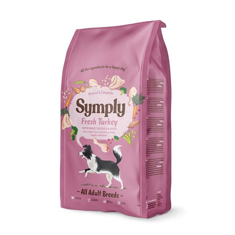 Symply 6kg Adult Fresh Turkey Dry Dog Food