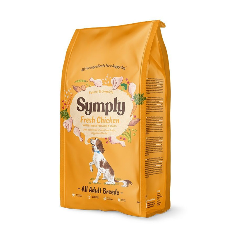 Symply 2kg Adult Fresh Chicken Dry Dog Food