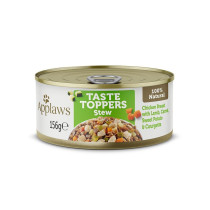 Applaws 156g Taste Topper Stew Chicken Lamb Veg Dog Food Tin