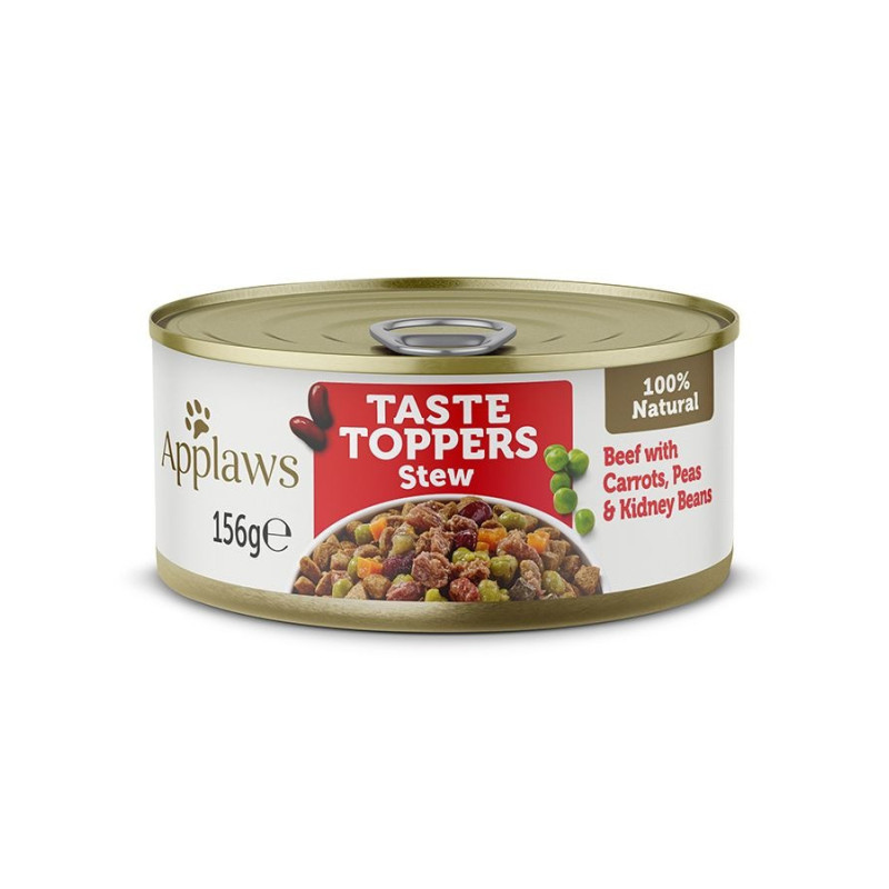 Applaws Taste Topper Stew Beef Veg Dog Tin, 156g