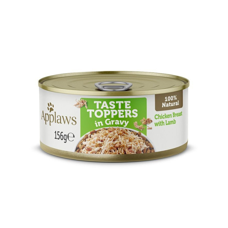 Applaws Taste Topper Gravy Chicken Lamb Dog Tin, 156g