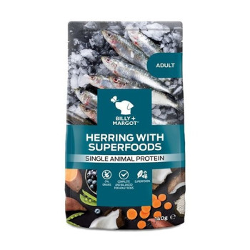 Billy & Margot 140g Adult Herring with Superfoods Pouch