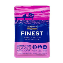 Fish4Dogs 100g White Fish Flakes with Salmon Wet Food