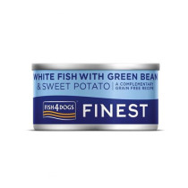 Fish4Dogs Fish with Green Bean & Sweet Potato Wet, 85 g