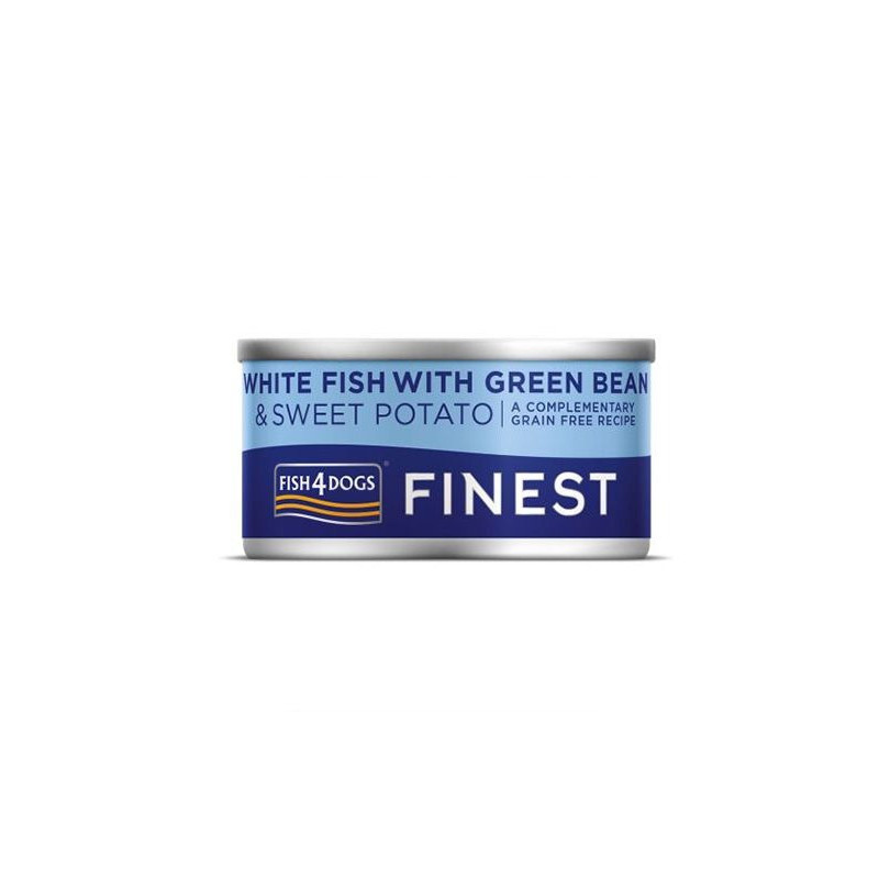 Fish4Dogs Fish with Green Bean & Sweet Potato Wet, 85 g