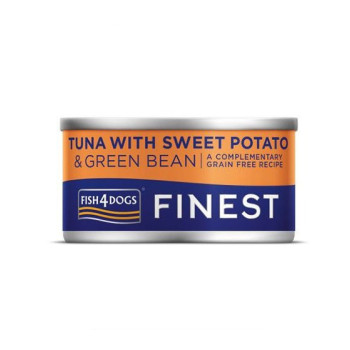 Fish4Dogs 85g Tuna with Sweet Potato And Bean Wet Food