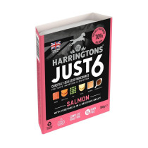 Harringtons 380g x 6 Just 6 Salmon Grain Free Wet Dog Food