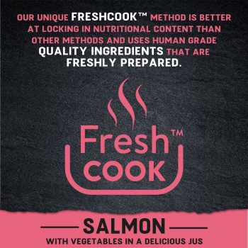 Harringtons 380g x 6 Just 6 Salmon Grain Free Wet Dog Food