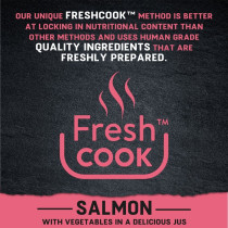 Harringtons 380g x 6 Just 6 Salmon Grain Free Wet Dog Food