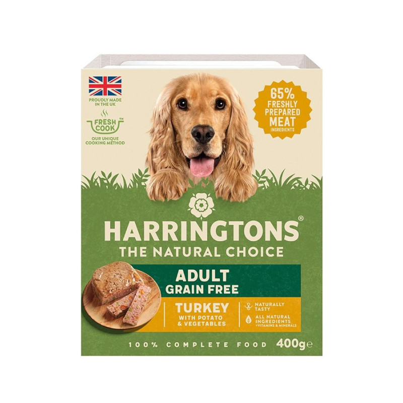 Harringtons 400g Turkey Grain Free Adult Wet Dog Food