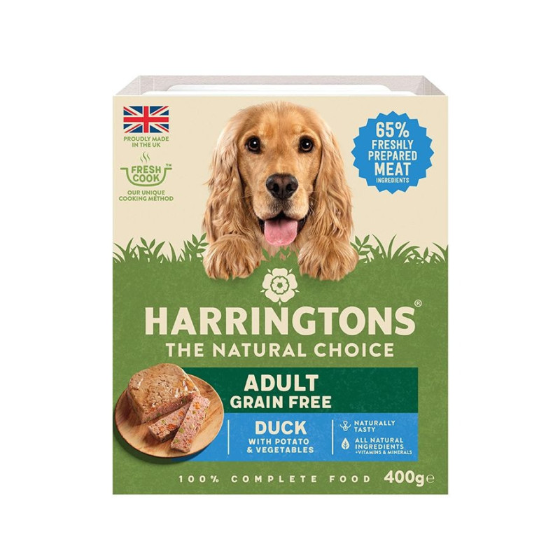 Harringtons 400g Duck Grain Free Adult Wet Dog Food