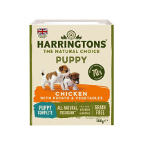 Harringtons 380g x 6, Chicken And Potato Puppy Wet Food