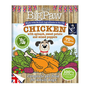 Little Big Paw Dog Chicken with Spinach, 390 g
