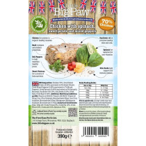Little Big Paw Dog Chicken with Spinach, 390 g