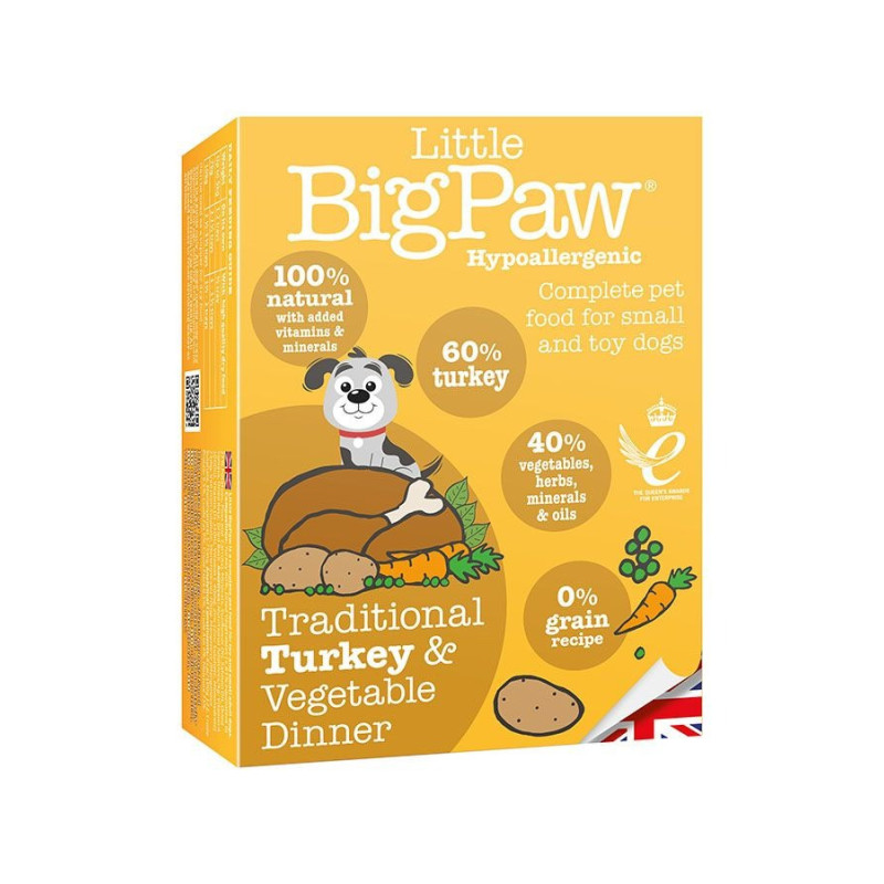 Little Big Paw Dog Turkey & Vegetable Dinner, 150 g