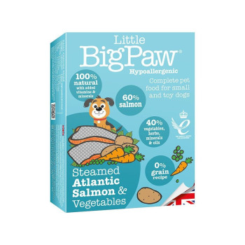 Little Big Paw Dog Salmon & Vegetable Dinner, 150 g