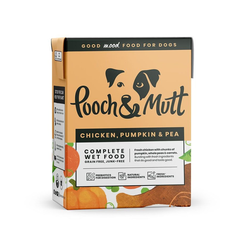 Pooch & Mutt 375g Chicken, Pumpkin And Pea Dog Wet Food