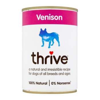 Thrive 400g Complete Dog Venison Wet Food