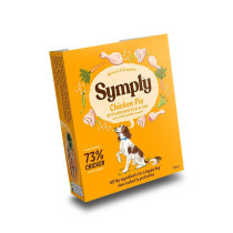 Symply 395g Adult Chicken, Brown Rice And Veg Wet Dog Food, Brown
