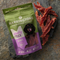 Harringtons Duck Jerky High Meat Dog Treats 70g