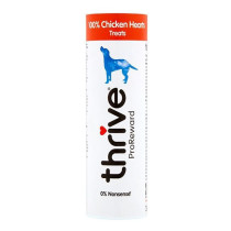 Thrive Chicken Hearts Dog Treats, 30 G, brown