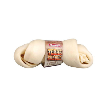 Flamingo Texas Bubble Rawhide Bone Dog Treats, 38-41cm, white
