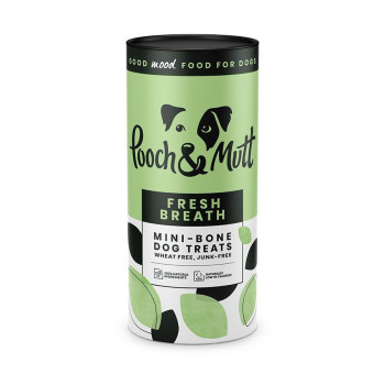Pooch & Mutt Fresh Breath Dog Treats, 125 g, Tan