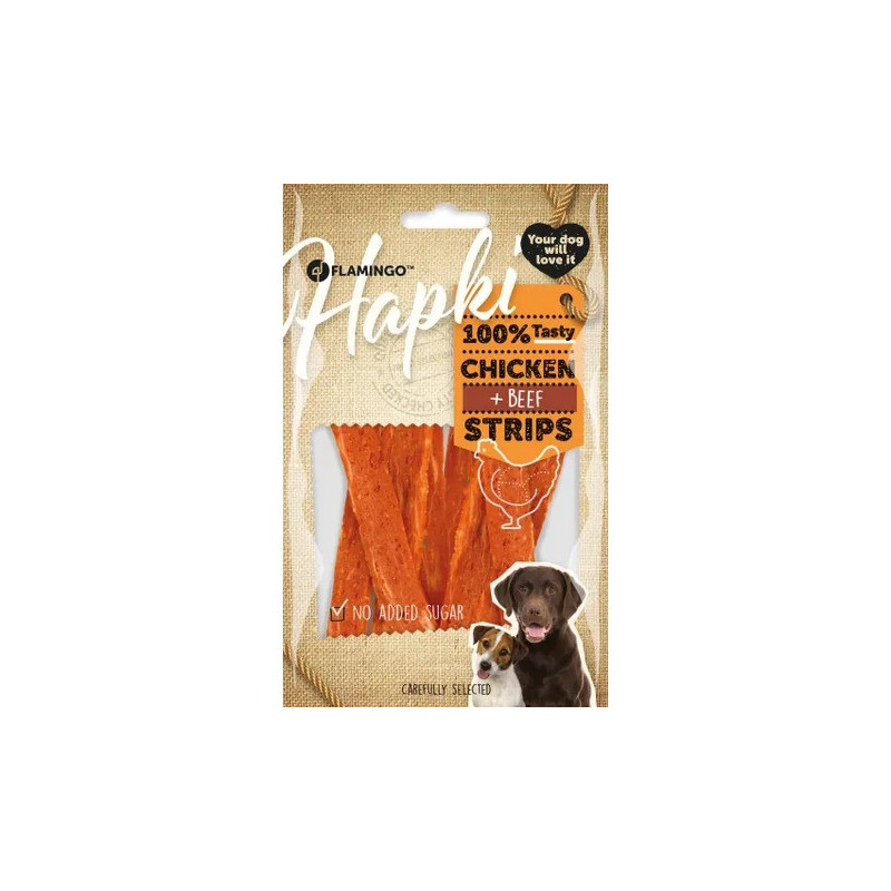 Flamingo Chick'n Snack Chicken & Beef, os, Orange