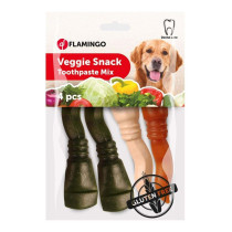 Flamingo Veggie Toothpaste Mix, 10 cm, Mix color