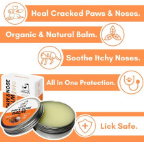 DogsLife Paw & Nose Balm Dog 60ml, 60 ml, Light Green 