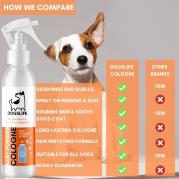 DogsLife Baby Powder Cologne Dog Spray 250ml, 250 ml