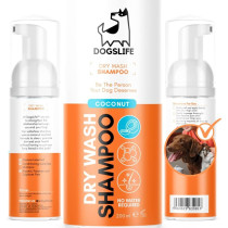 DogsLife Drywash Coconut Dog Shampoo 200ml, 200 ML