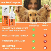 DogsLife Anti-Fungal Ear Cleaner Dog 237ml for dog