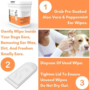 DogsLife Ear Wipes Aloe Vera Dog 50pcs