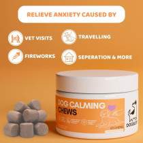 DogsLife Calming Dog Chews 60 Tablets, Brown