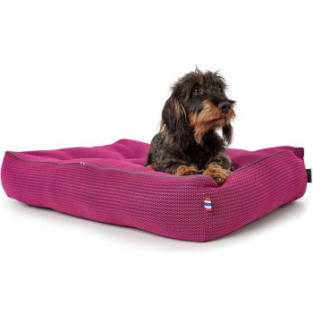 Hunter Quilted Toronto Dog Bed, Small, Pink