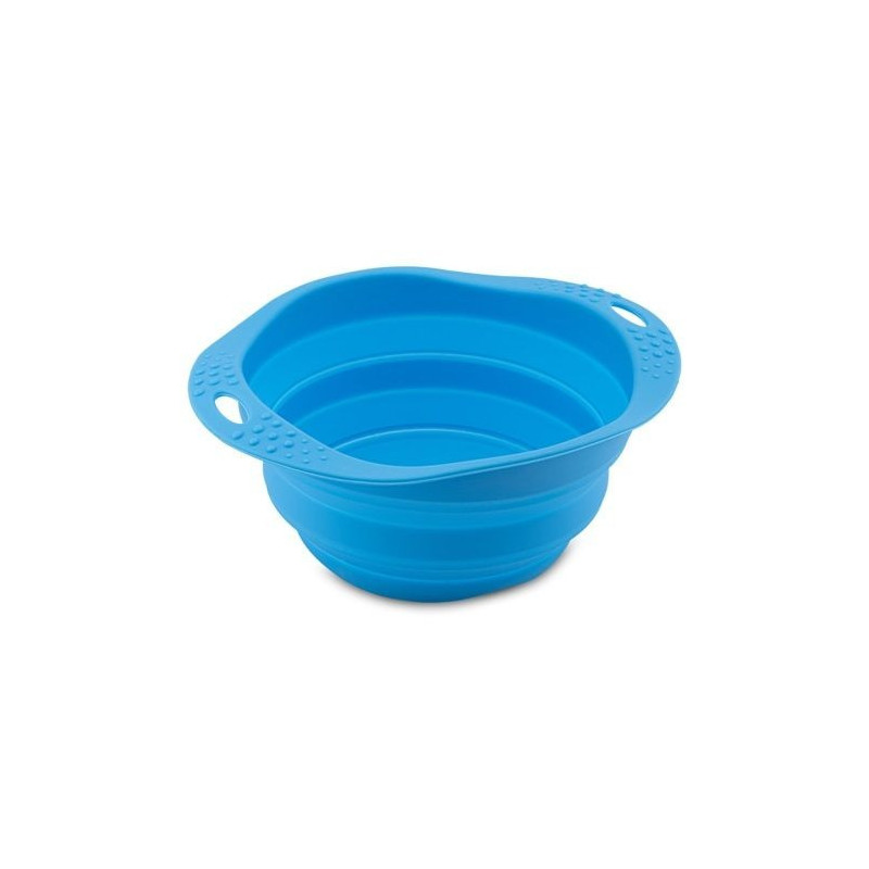 Beco Dog Travel Bowl, Medium, Blue