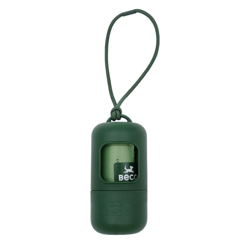 Beco poop bag dispenser-15 Bagroll, Dark green
