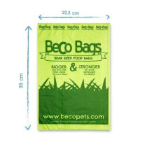 Beco Bags Mint Scented Poo Bags 120pcs, 120pcs, Dark green