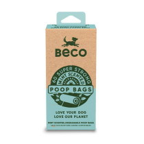 Beco Bags Mint Scented Poo Bags 60pcs, 60pcs, Dark green