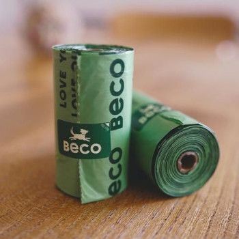 Beco Bags Mint Scented Poo Bags 60pcs, 60pcs, Dark green