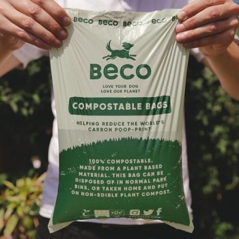 Beco Bags Compostable Poo Bags 60pcs, 60pcs, Dark green