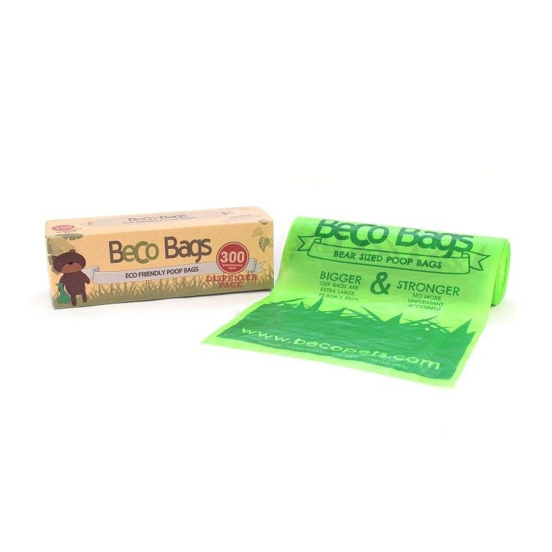 Beco Bags Dispenser Pack 300pcs, 300pcs, Dark green