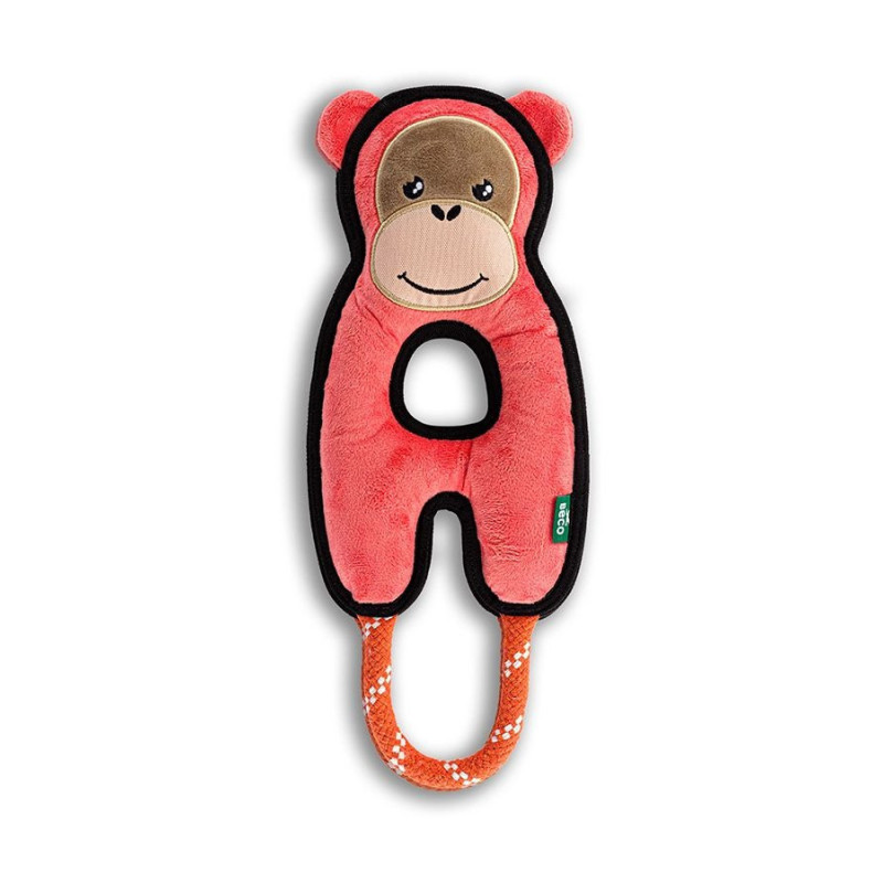 Beco Recycled Rough and Tough Orangutan, Large, Orange