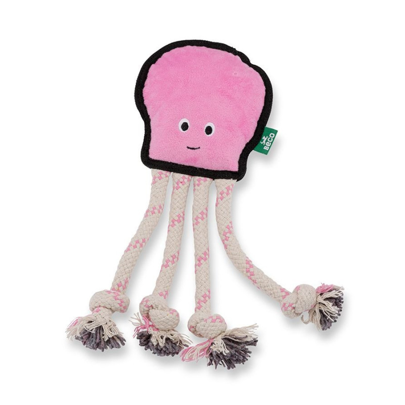 Beco Dual Material Octopus, Medium, Pink