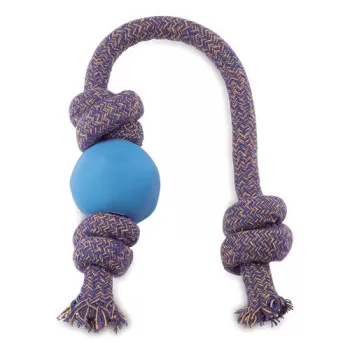 Beco Ball On Rope, Small, Blue